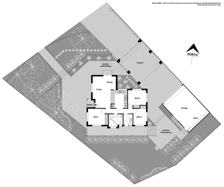 Floorplan of Homely house listing, 32 Bean Crescent, Mckellar ACT 2617