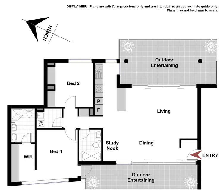Floorplan of Homely apartment listing, 9/12 Marcus Clarke Street, City ACT 2601