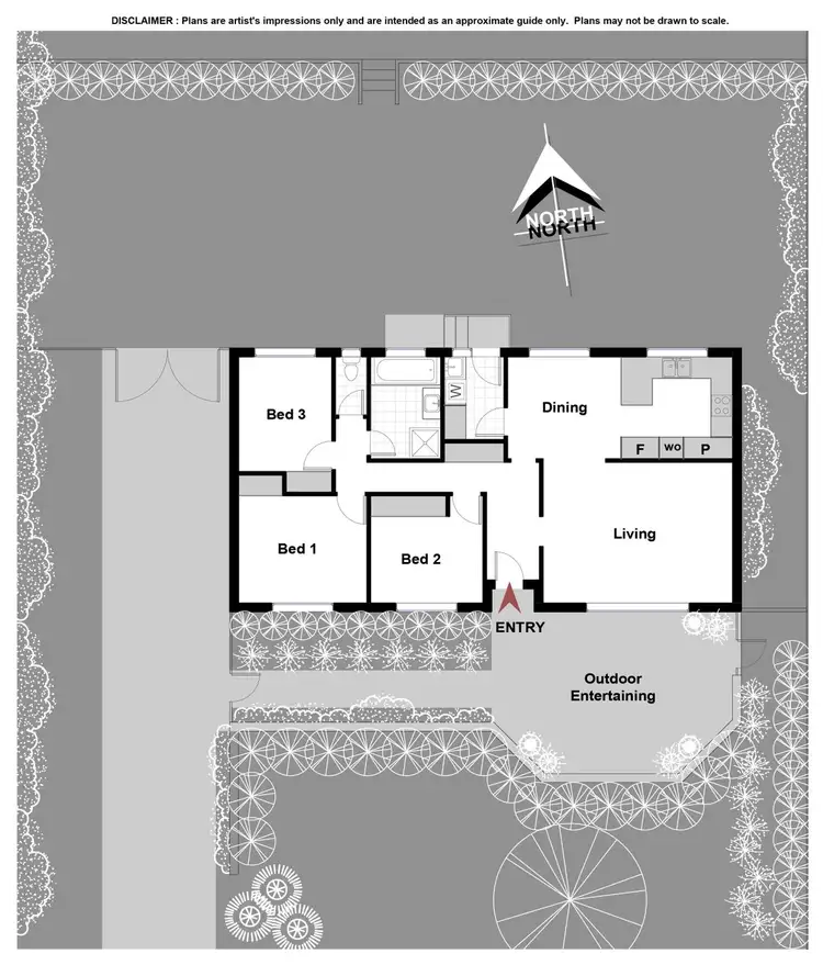 Floorplan of Homely house listing, 47 Solomon Crescent, Latham ACT 2615
