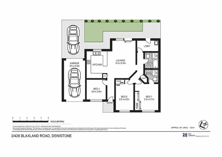 Floorplan of Homely villa listing, 2/428 Blaxland Road, Denistone NSW 2114