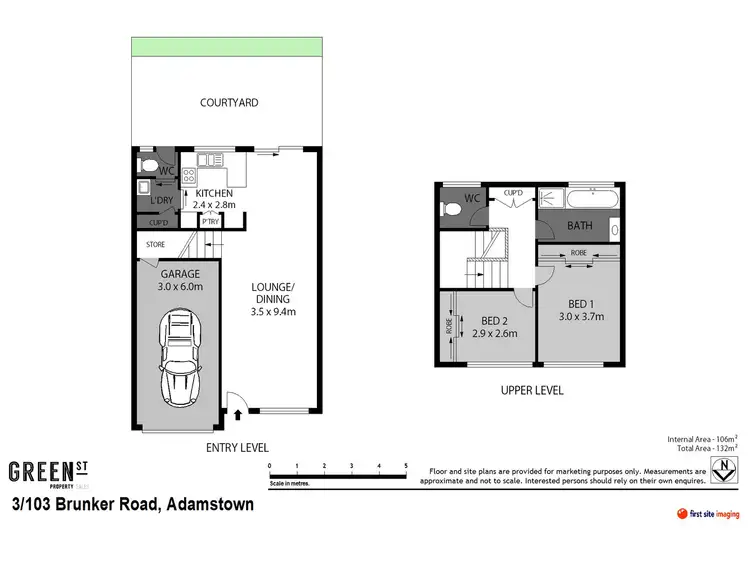 Floorplan of Homely townhouse listing, 3/103 Brunker Road, Adamstown NSW 2289