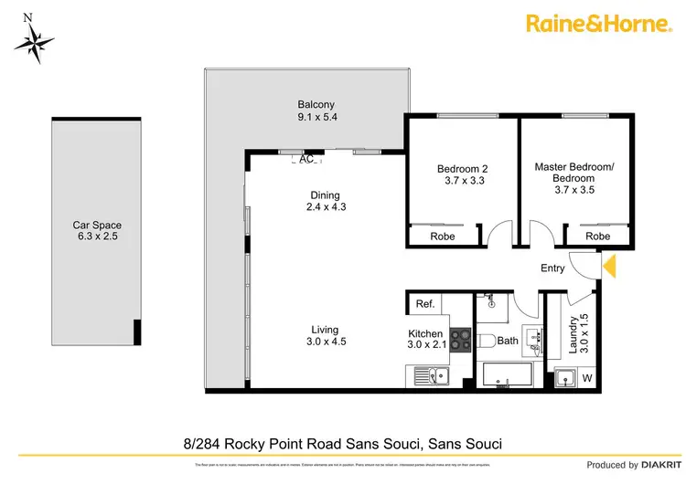 Floorplan of Homely unit listing, 8/284 Rocky Point Road, Ramsgate NSW 2217