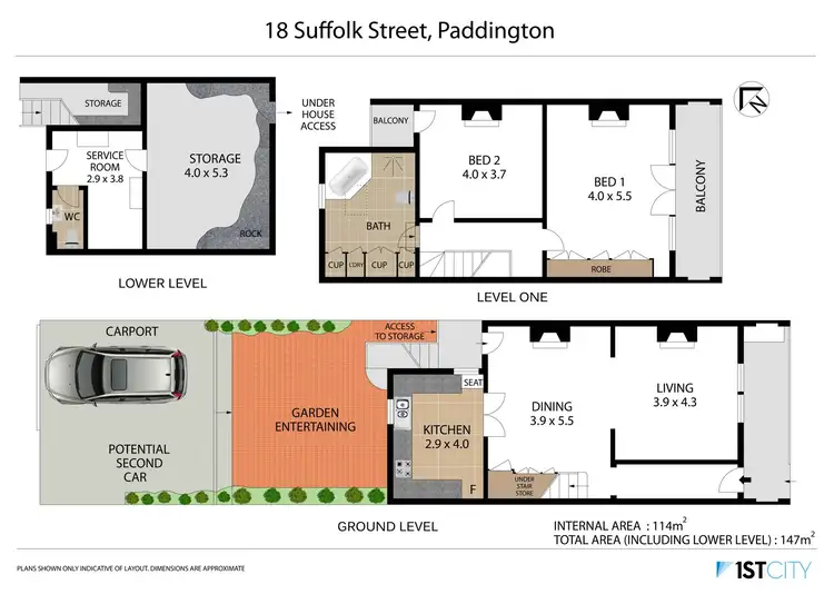 Floorplan of Homely house listing, 18 Suffolk Street, Paddington NSW 2021