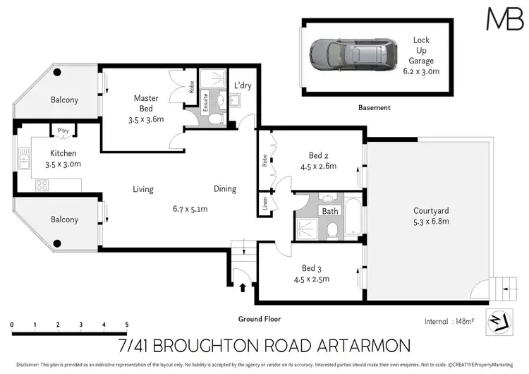 Floorplan of Homely unit listing, 7/41 Broughton Road, Artarmon NSW 2064