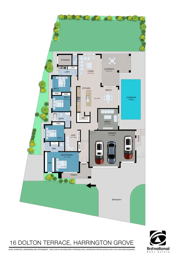 Floorplan of Homely house listing, 16 Dalton Terrace, Harrington Park NSW 2567