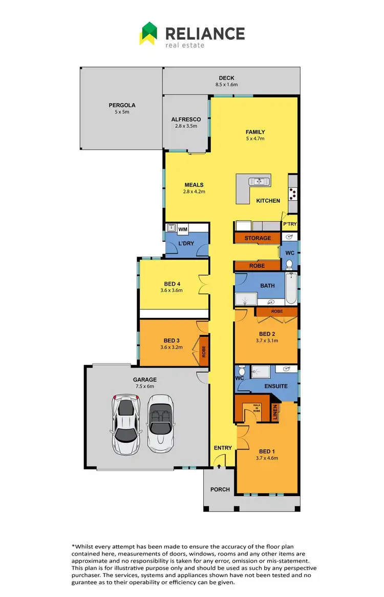 Floorplan of Homely house listing, 10 Windward Close, Tarneit VIC 3029