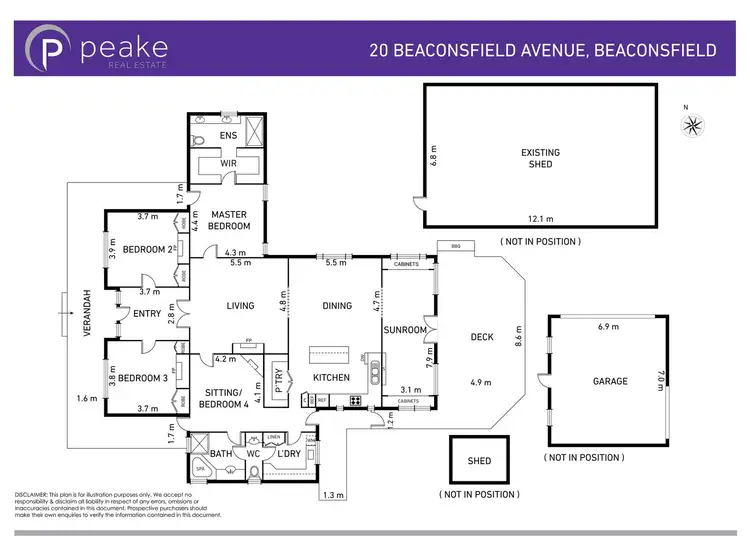Floorplan of Homely house listing, 20 Beaconsfield Avenue, Beaconsfield VIC 3807