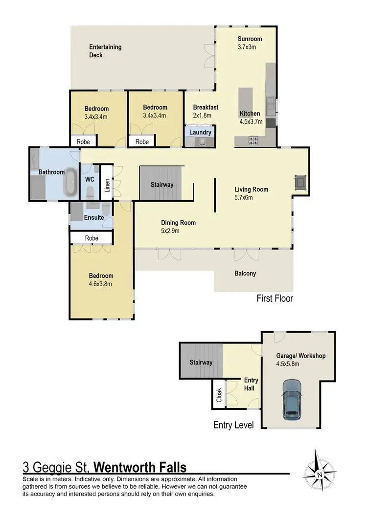 Floorplan of Homely house listing, 3 Geggie
Street, Wentworth Falls NSW 2782