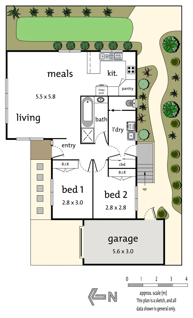 Floorplan of Homely unit listing, 2/1 Irvine Street, Mitcham VIC 3132