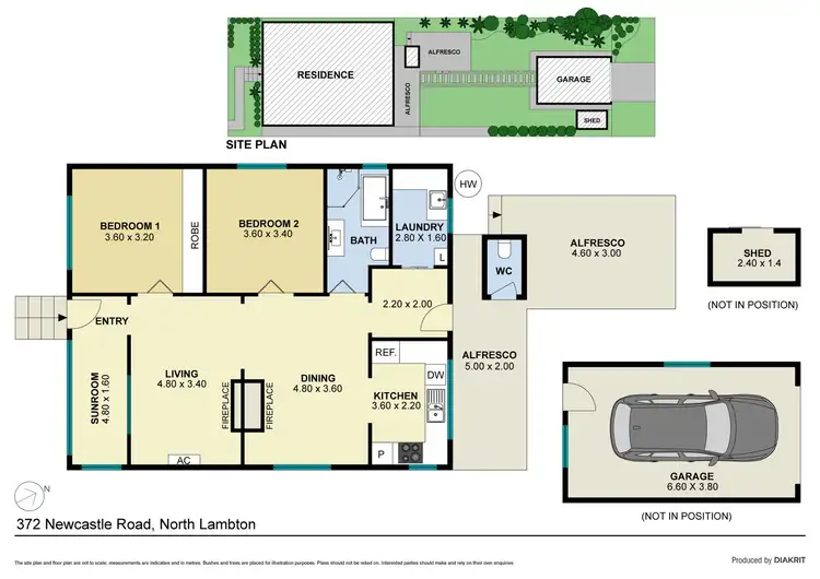 Floorplan of Homely house listing, 372 Newcastle Road, North Lambton NSW 2299