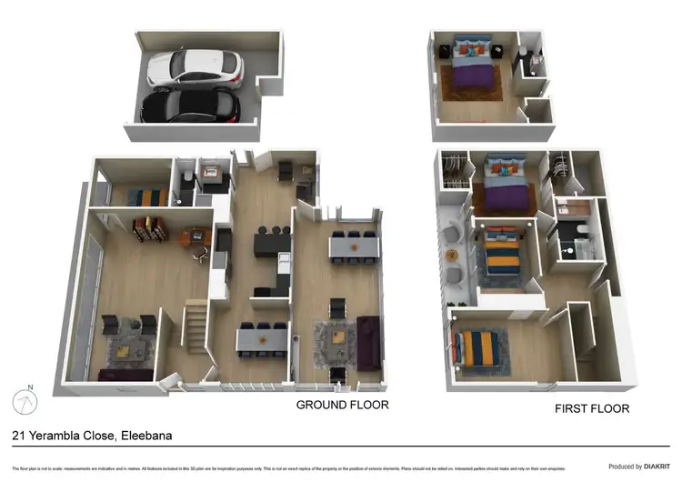 Floorplan of Homely house listing, 21 Yerambla Close, Eleebana NSW 2282