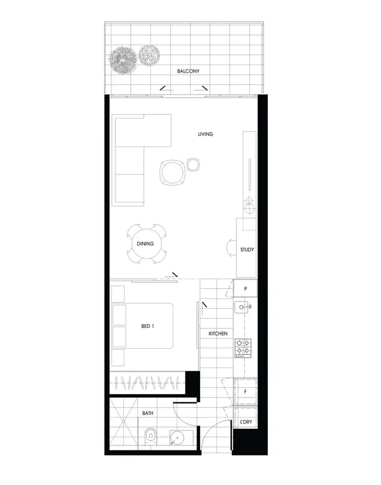 Floorplan of Homely apartment listing, 226/14 Elizabeth Street, Malvern VIC 3144