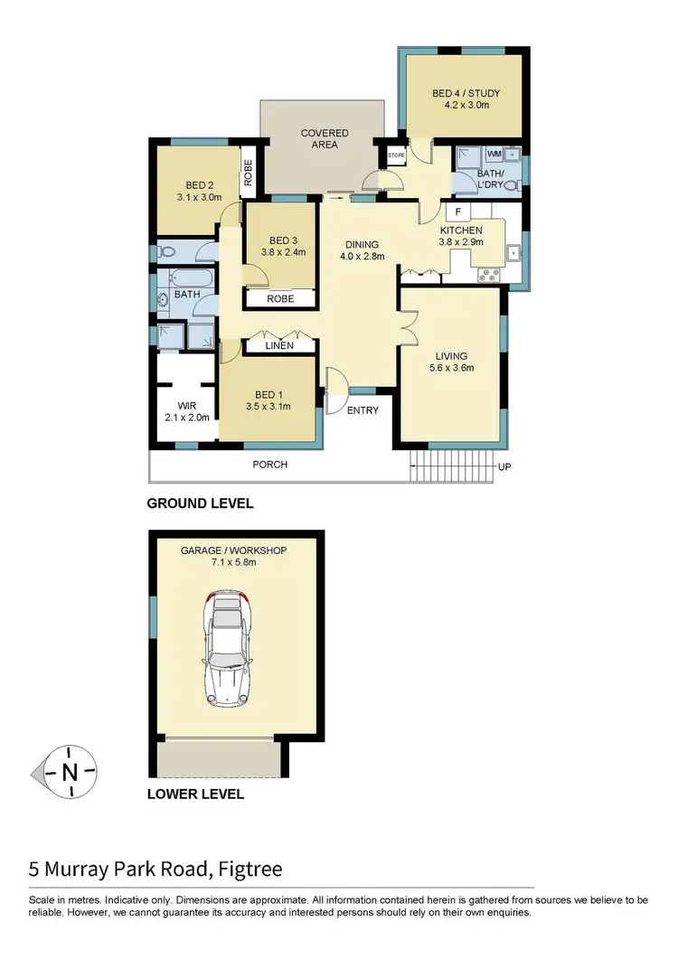 Floorplan of Homely house listing, 5 Murray Park Road, Figtree NSW 2525