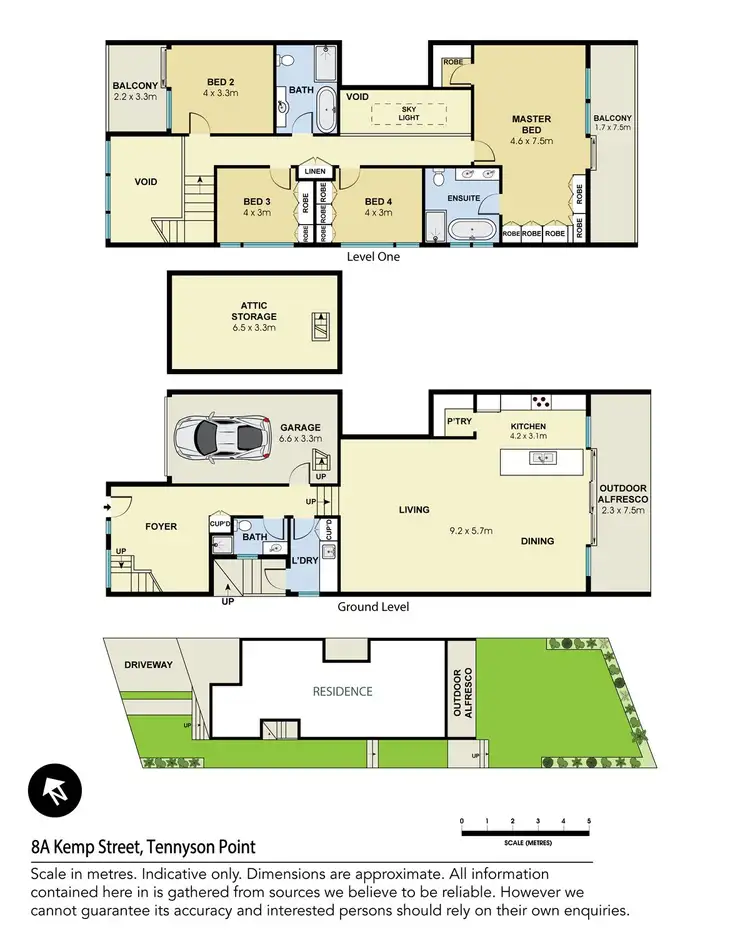 Floorplan of Homely house listing, 8a Kemp Street, Tennyson Point NSW 2111