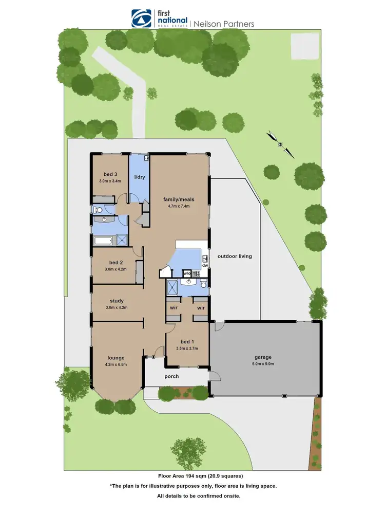Floorplan of Homely house listing, 9 Ashrye Glade, Narre Warren South VIC 3805