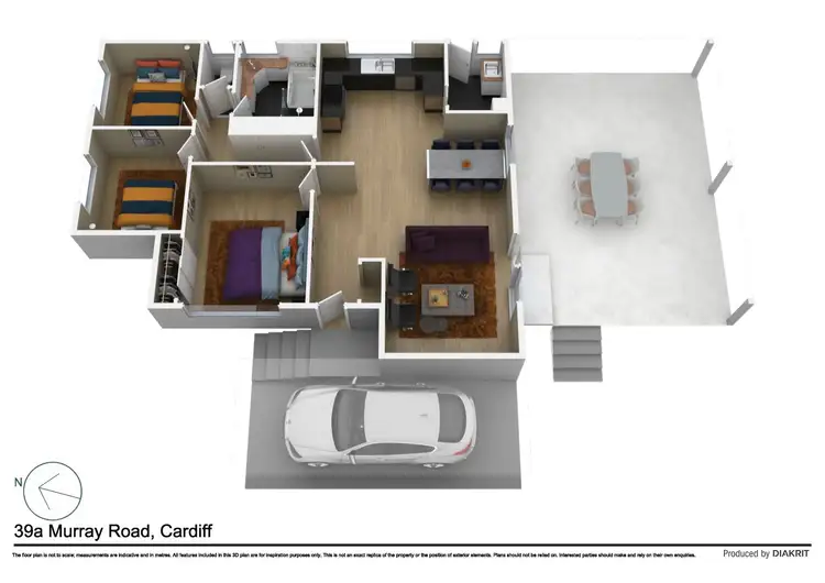 Floorplan of Homely house listing, 39A Murray Road, Cardiff NSW 2285