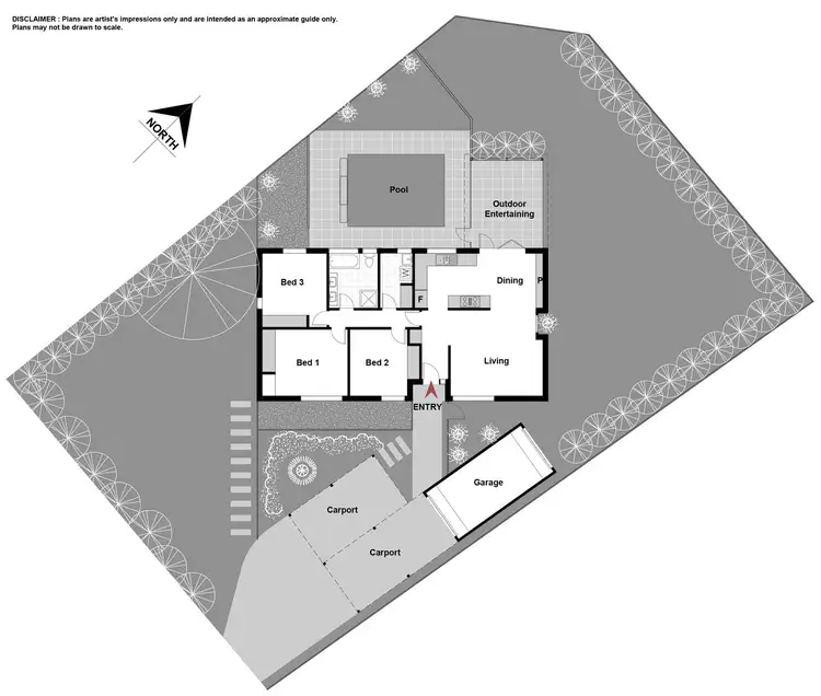 Floorplan of Homely house listing, 34 Rapanea Street, Rivett ACT 2611