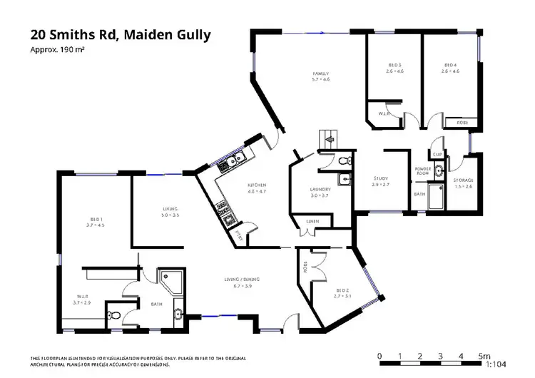 Floorplan of Homely house listing, 20 Smiths Road, Maiden Gully VIC 3551