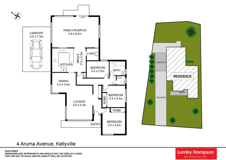 Floorplan of Homely house listing, 4 Aruma Avenue, Kellyville NSW 2155