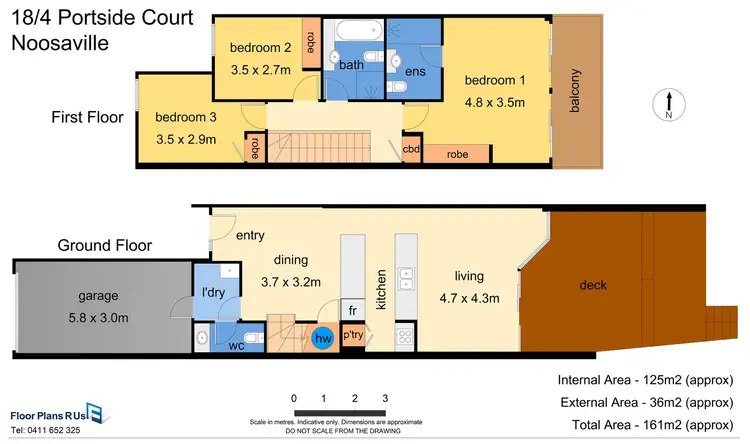 Floorplan of Homely townhouse listing, 18/4 Portside Court, Noosaville QLD 4566
