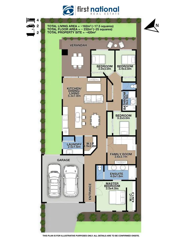 Floorplan of Homely house listing, 18 Fairwood Rise, Officer VIC 3809