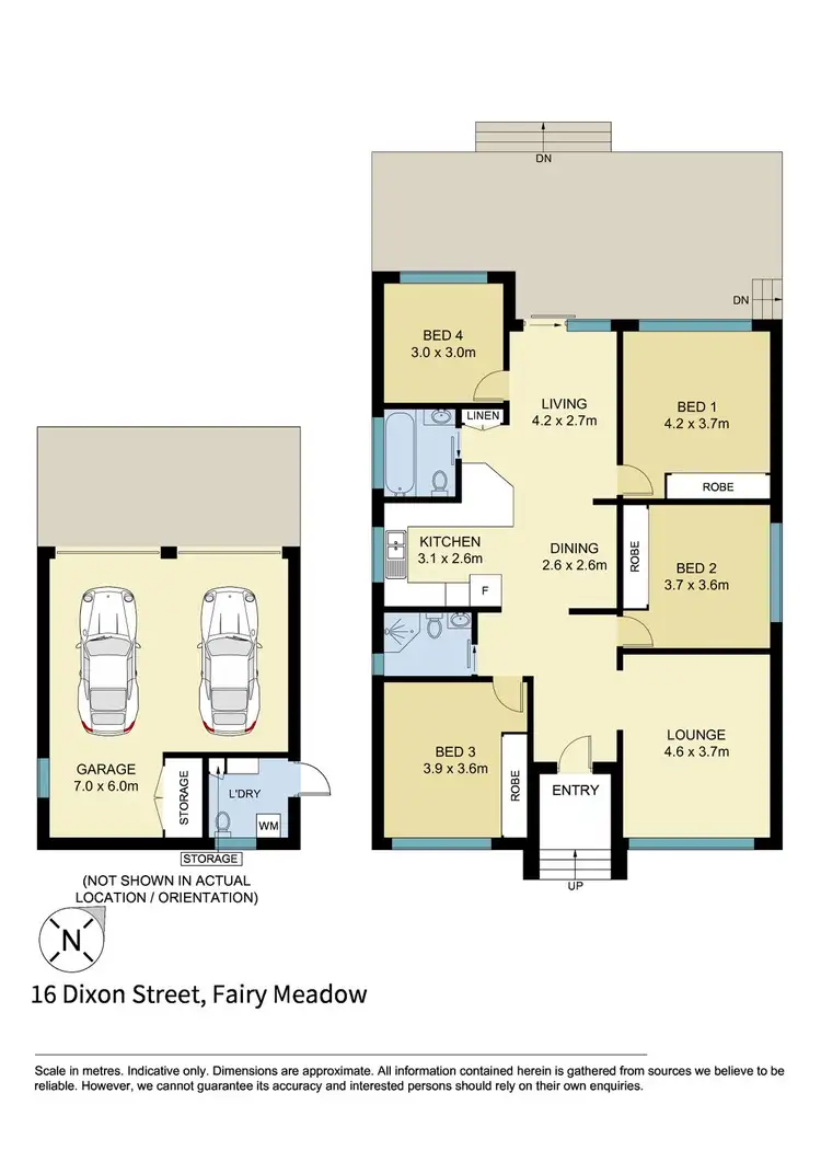 Floorplan of Homely house listing, 16 Dixon Street, Fairy Meadow NSW 2519