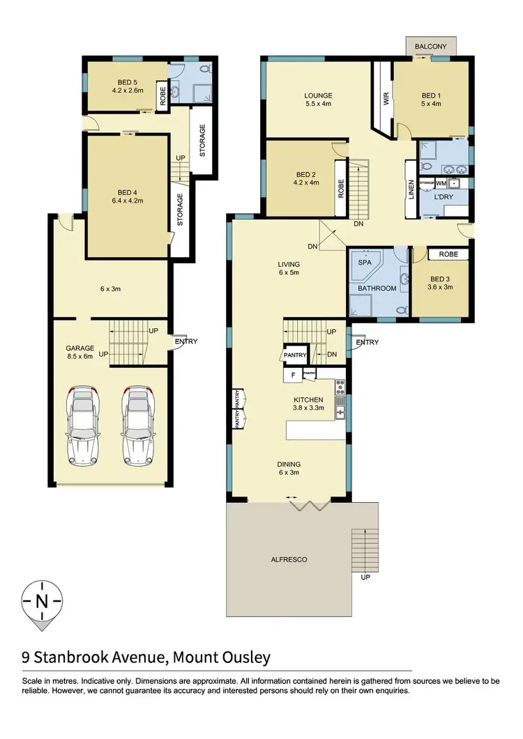 Floorplan of Homely house listing, 9 Stanbrook Avenue, Mount Ousley NSW 2519