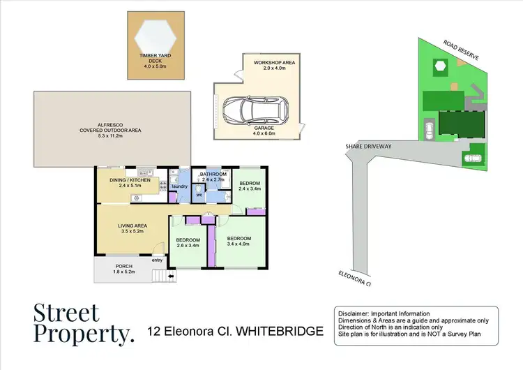 Floorplan of Homely house listing, 12 Eleonora Close, Whitebridge NSW 2290