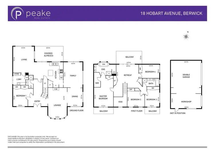 Floorplan of Homely house listing, 18 Hobart Avenue, Berwick VIC 3806