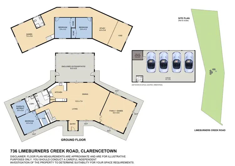Floorplan of Homely house listing, 736 Limeburners Creek Road, Clarence Town NSW 2321