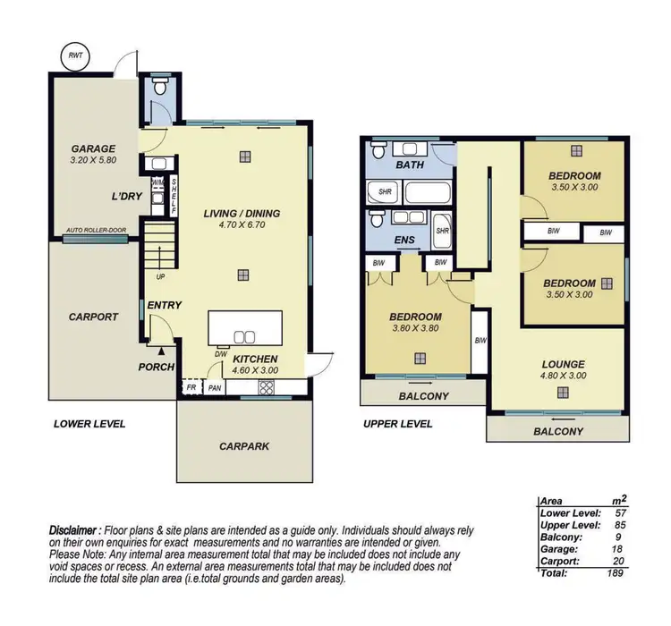 Floorplan of Homely house listing, 111C-111D Tapleys Hill Road, Glenelg North SA 5045