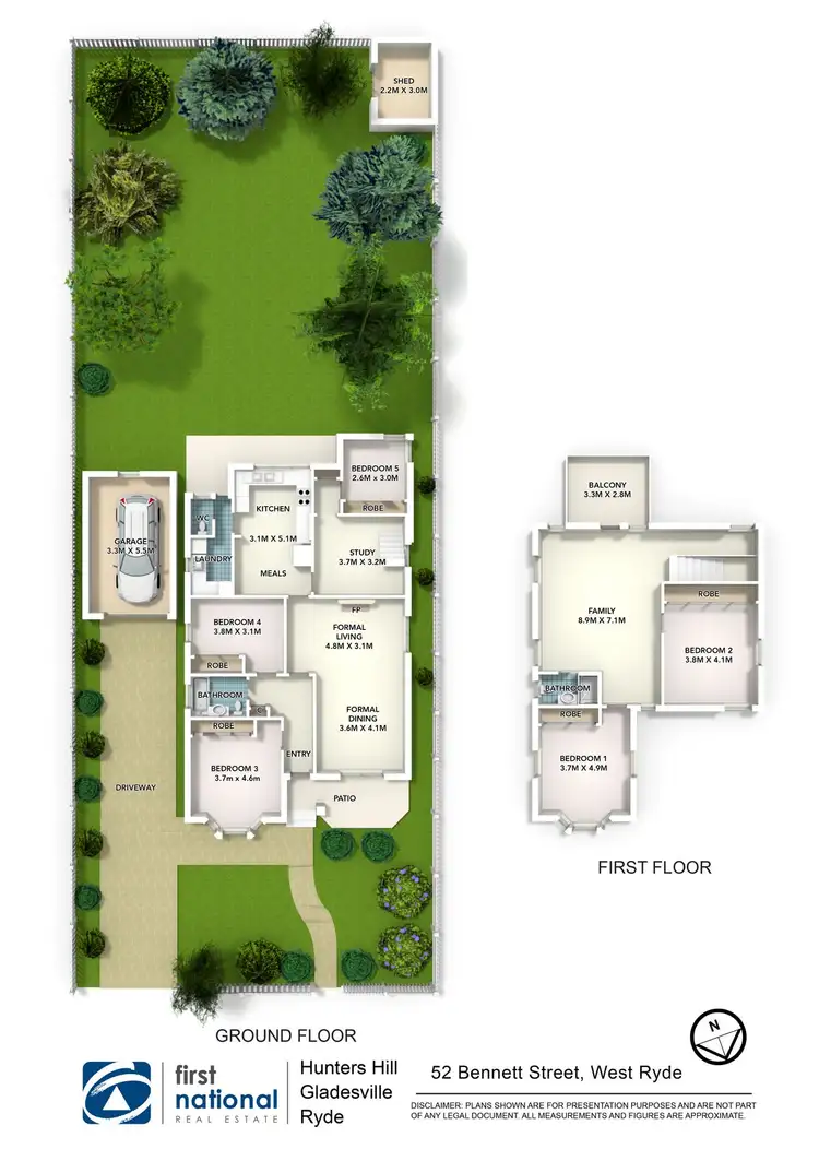 Floorplan of Homely house listing, 52 Bennett Street, West Ryde NSW 2114