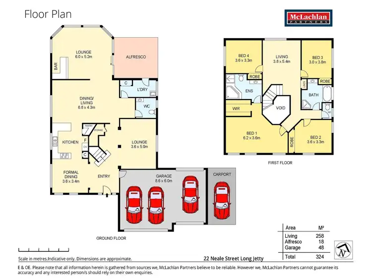 Floorplan of Homely house listing, 22 Neale Street, Long Jetty NSW 2261