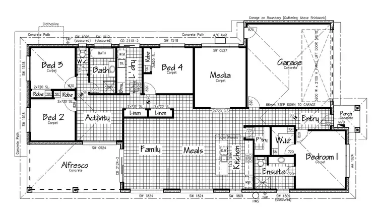 Floorplan of Homely house listing, 28 Karalanza Drive, Mildura VIC 3500