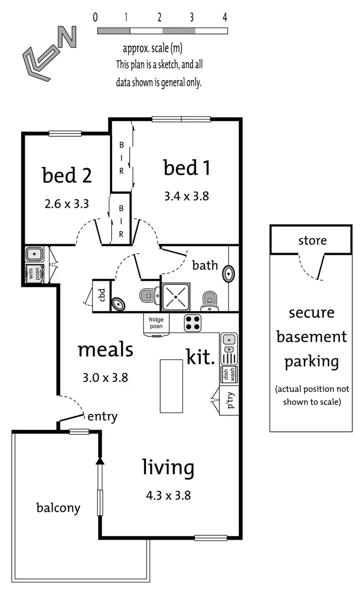 Floorplan of Homely apartment listing, 30/107 Whittens Lane, Doncaster VIC 3108