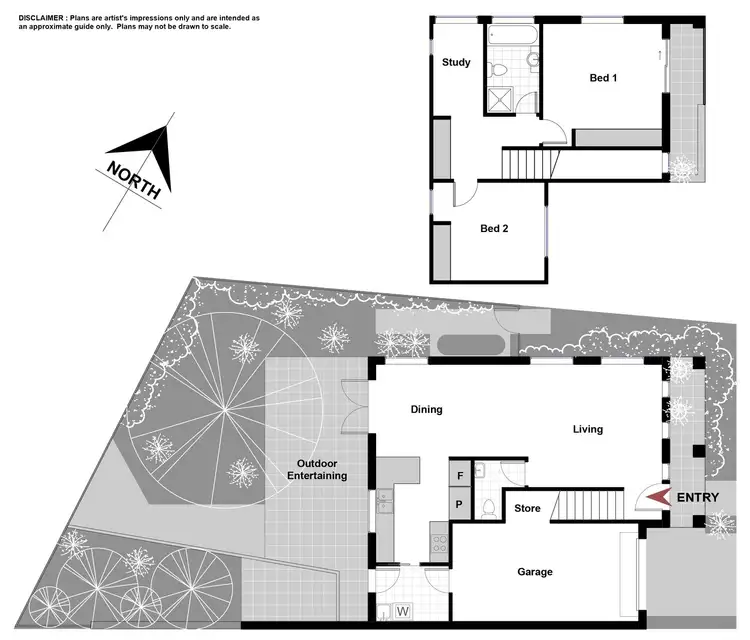 Floorplan of Homely apartment listing, 4/44-48 Blackman Crescent, Macquarie ACT 2614