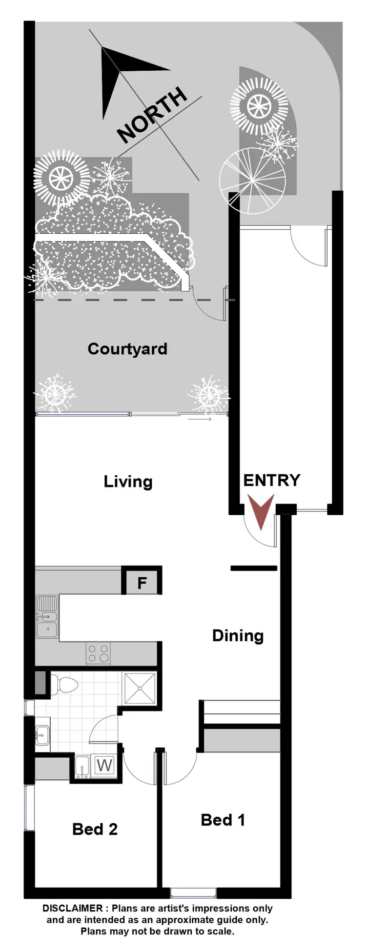 Floorplan of Homely apartment listing, 32/94 Giles Street, Kingston ACT 2604