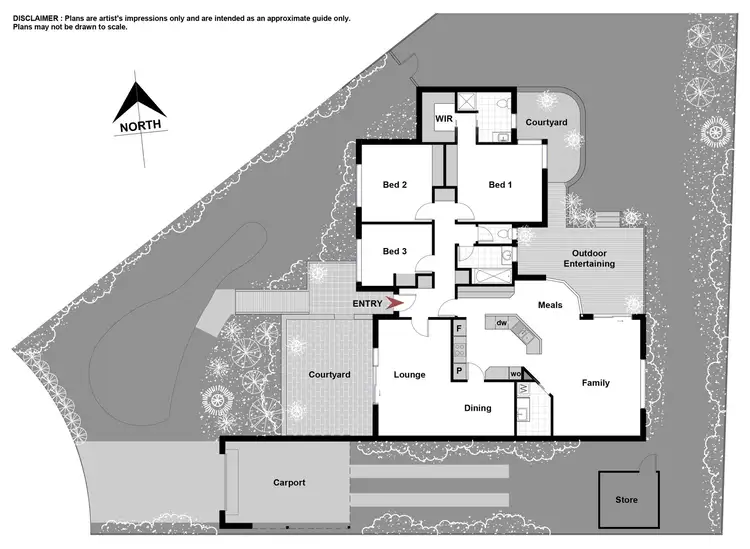 Floorplan of Homely house listing, 13 Strzelecki Place, Narrabundah ACT 2604