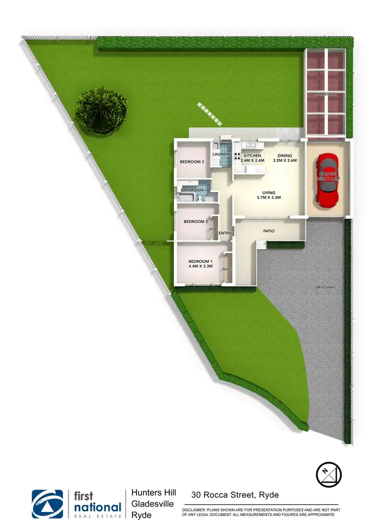 Floorplan of Homely house listing, 30 Rocca Street, Ryde NSW 2112