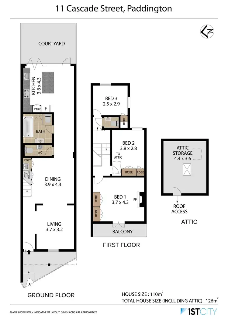 Floorplan of Homely house listing, 11 Cascade Street, Paddington NSW 2021