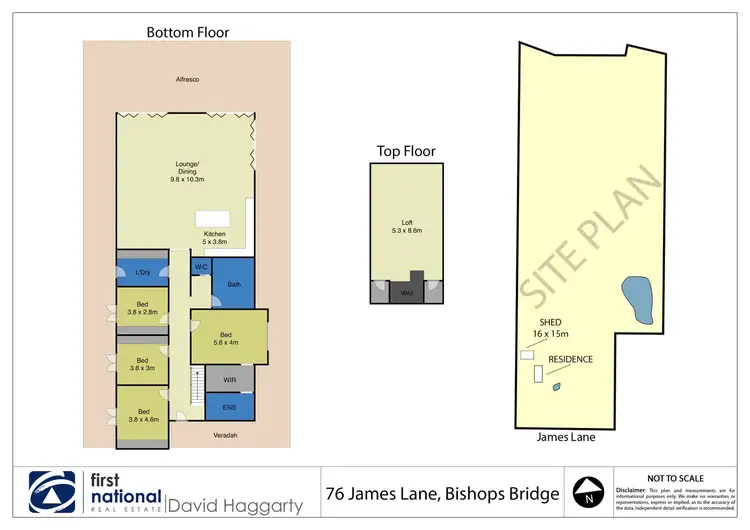 Floorplan of Homely other listing, 76 James Lane, Bishops Bridge NSW 2326