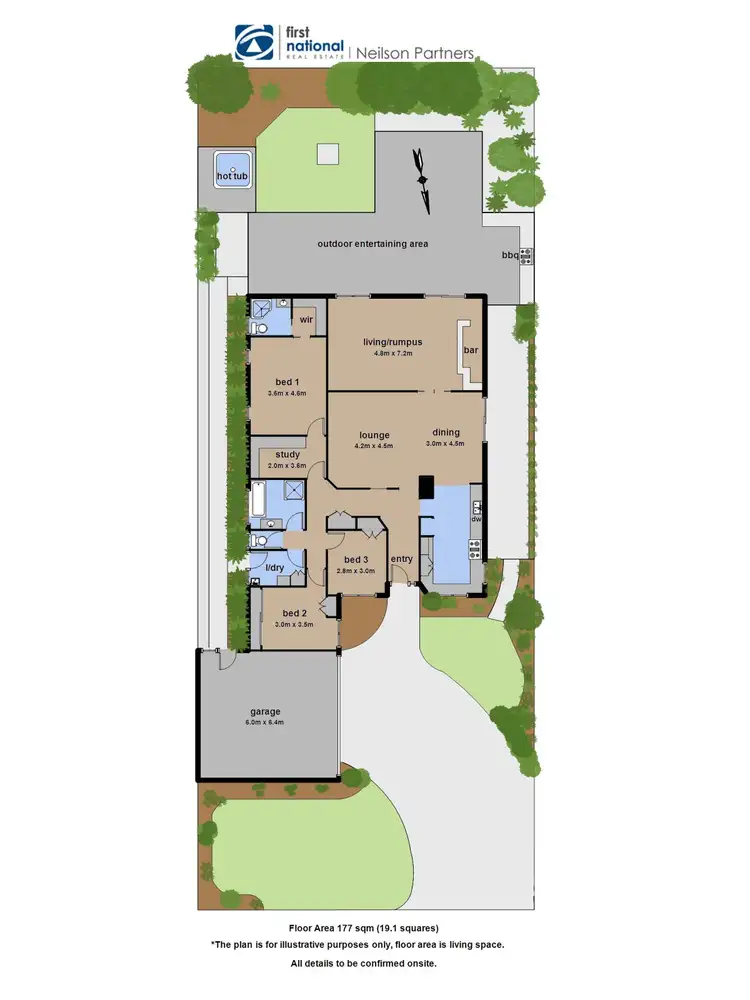Floorplan of Homely house listing, 10 Greenacre Crescent, Narre Warren VIC 3805