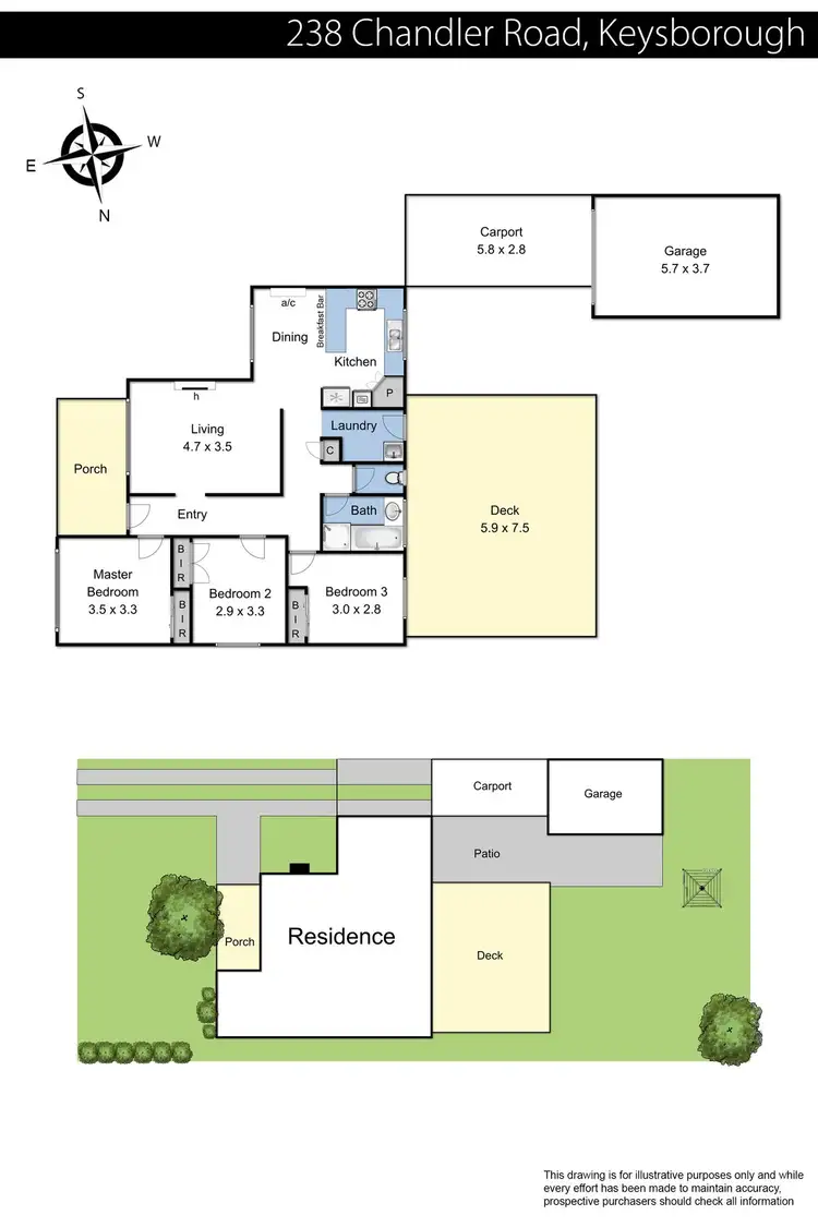 Floorplan of Homely house listing, 238 Chandler Road, Keysborough VIC 3173