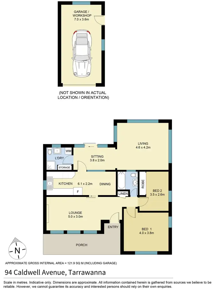 Floorplan of Homely house listing, 94 Caldwell Avenue, Tarrawanna NSW 2518