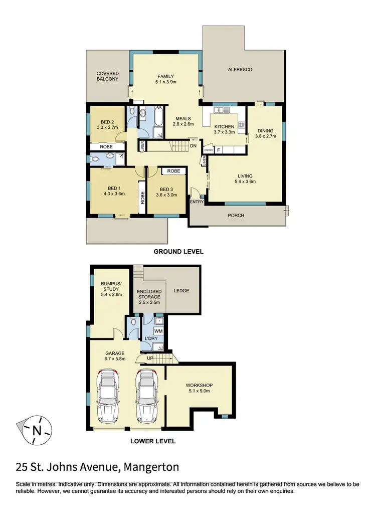 Floorplan of Homely house listing, 25 St Johns Avenue, Mangerton NSW 2500