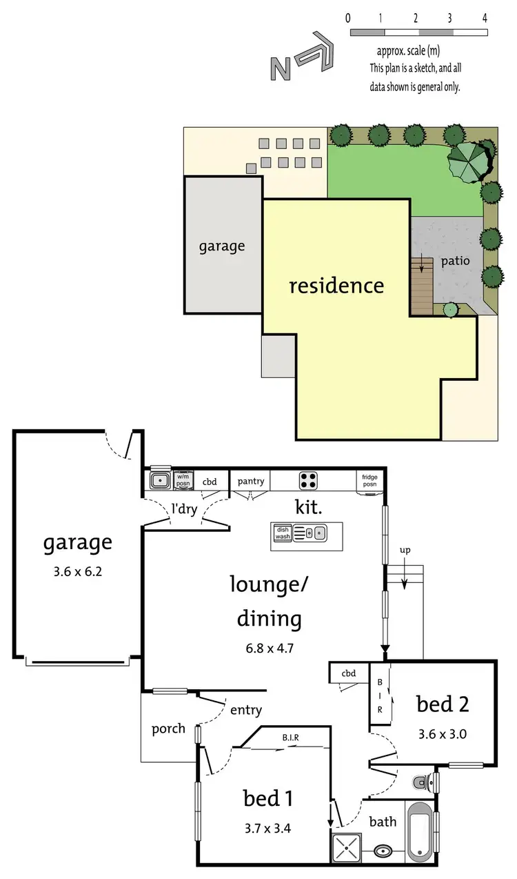 Floorplan of Homely unit listing, 2/36 McCulloch Street, Nunawading VIC 3131