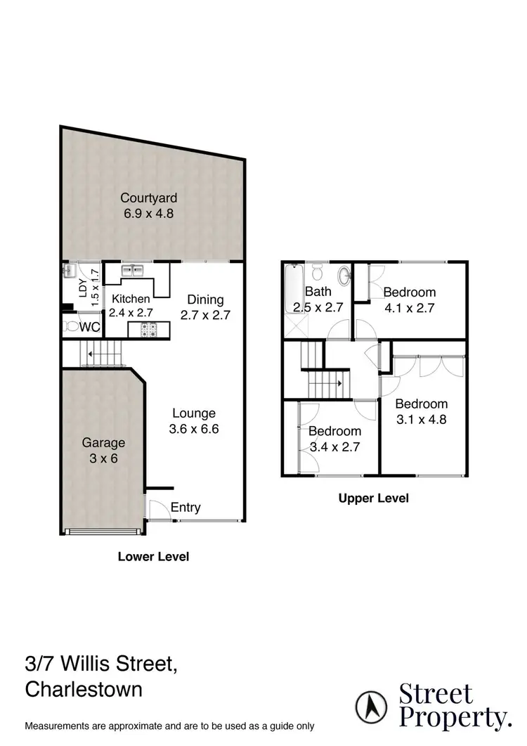 Floorplan of Homely townhouse listing, 3/7 Willis Street, Charlestown NSW 2290