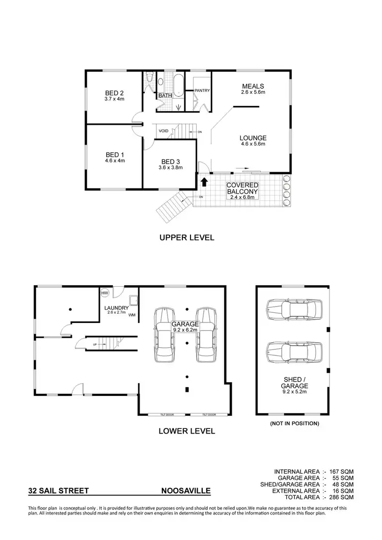 Floorplan of Homely house listing, 32 Sail Street, Noosaville QLD 4566