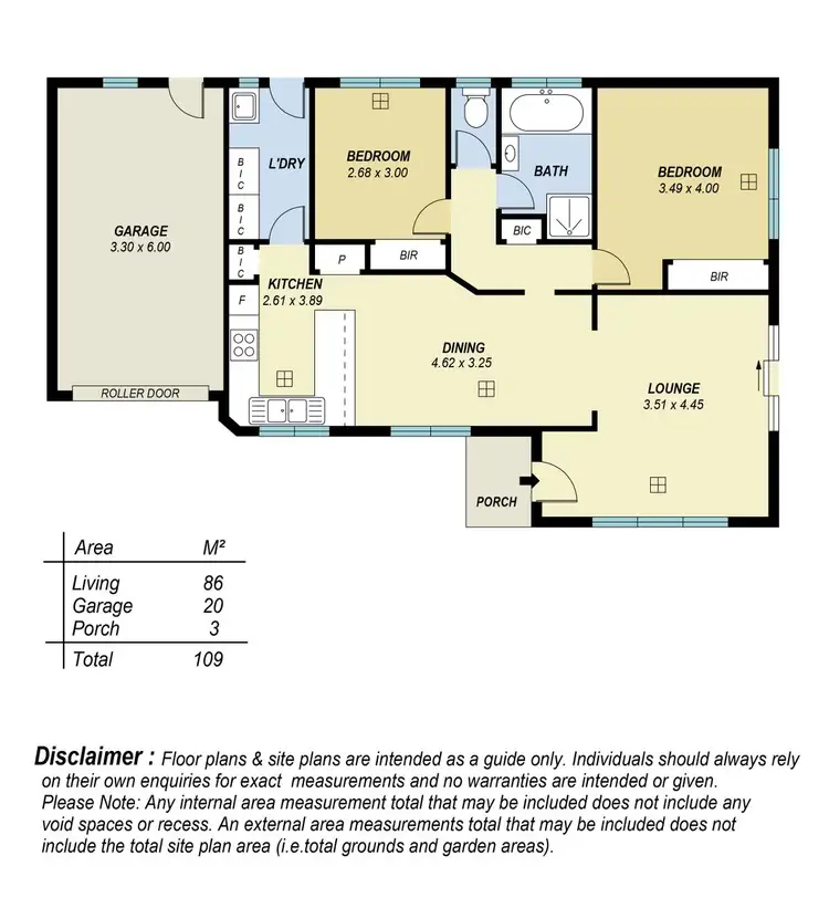 Floorplan of Homely unit listing, 2/11 Central Avenue, Hallett Cove SA 5158