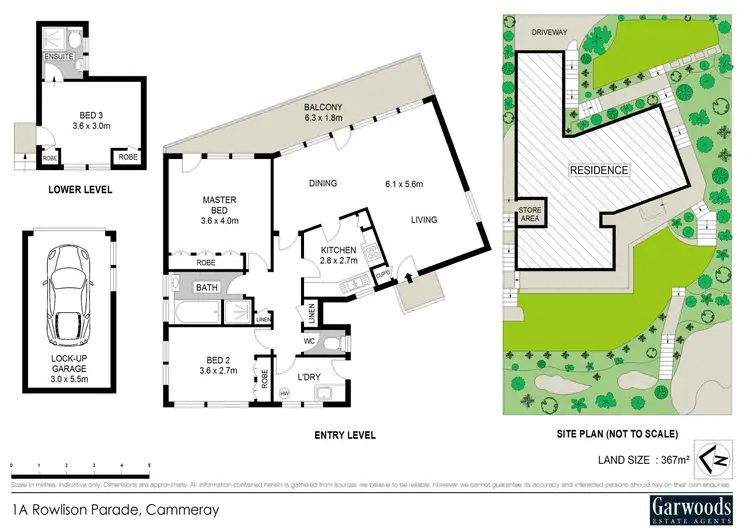 Floorplan of Homely house listing, 1A Rowlison Parade, Cammeray NSW 2062